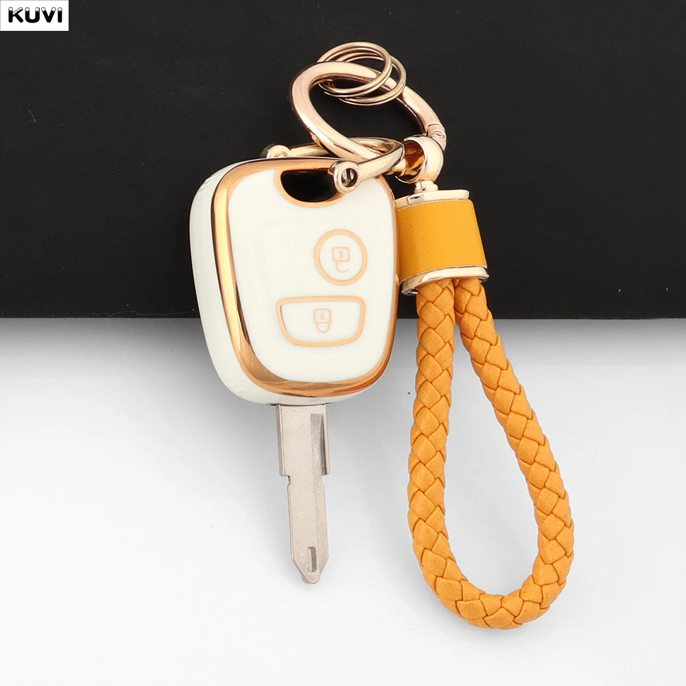 2 Buttons TPU Remote Smart Car Key Case Cover Shell For Peugeot 206 207 307 408 607 For Citroen C1 C2 C3 C4 For Xsara Picasso