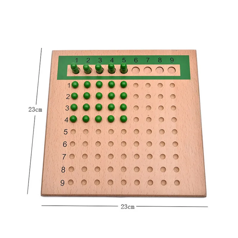 Jouets mathématiques en bois pour enfants, matériaux Montessori, perles colorées, planche d'addition et de soustraction, fuchsia