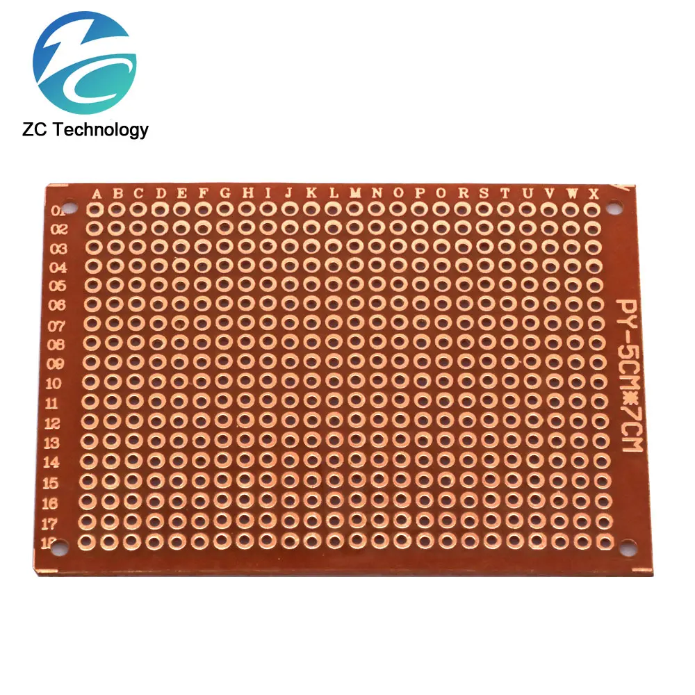 10Pcs 5x7cm 5*7 new Prototype Paper Copper PCB Universal Experiment Matrix Circuit Board igmopnrq