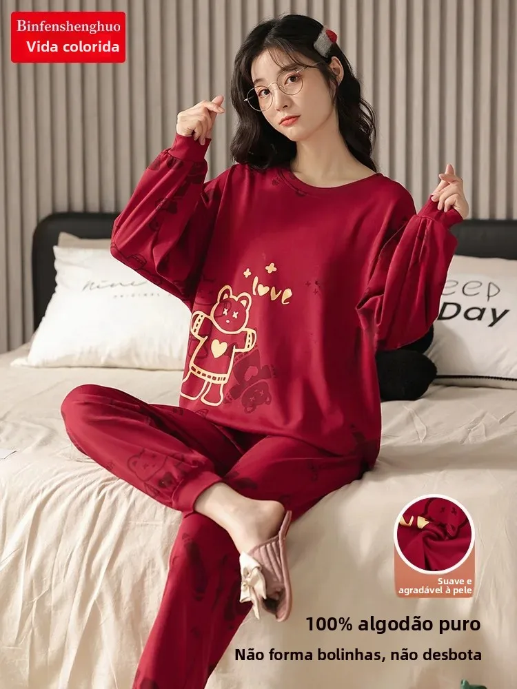 pigiama-da-donna-in-cotone-rosso-con-maniche-lunghe-e-pantaloni-lunghi-ideale-per-la-casa-perfetto-per-l'autunno-e-l'inverno-con-stampa-a-tema-cartone-animato-comodo-morbido-e-dallo-stile-romantico