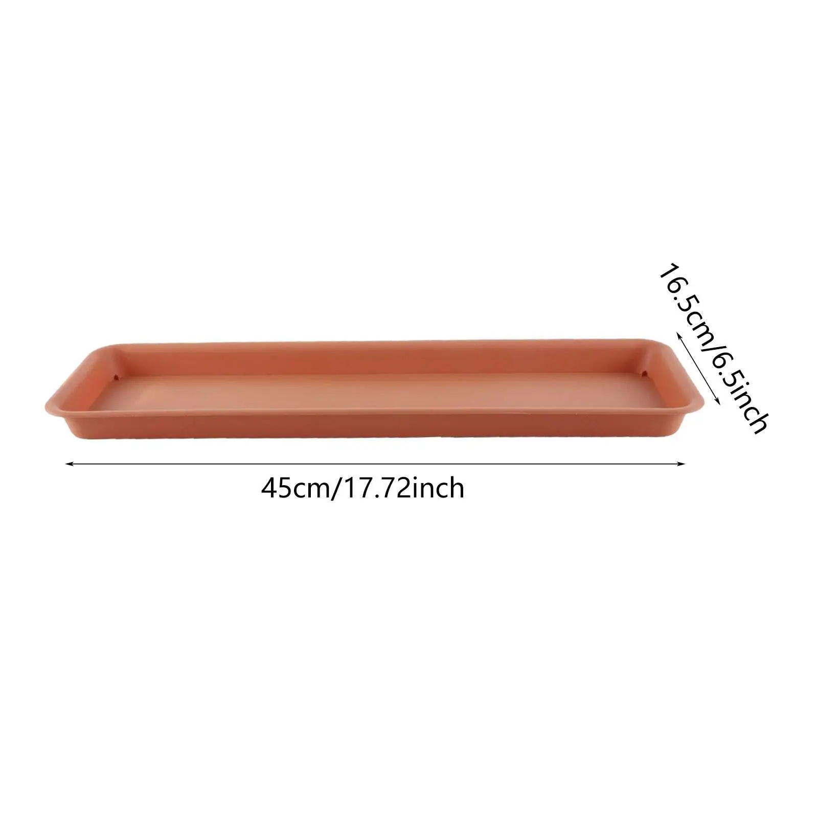 Flower Pot Tray XL PP Plastic Planter Saucer Drip Tray for Desktop Kitchen Garden Indoor Plant Base