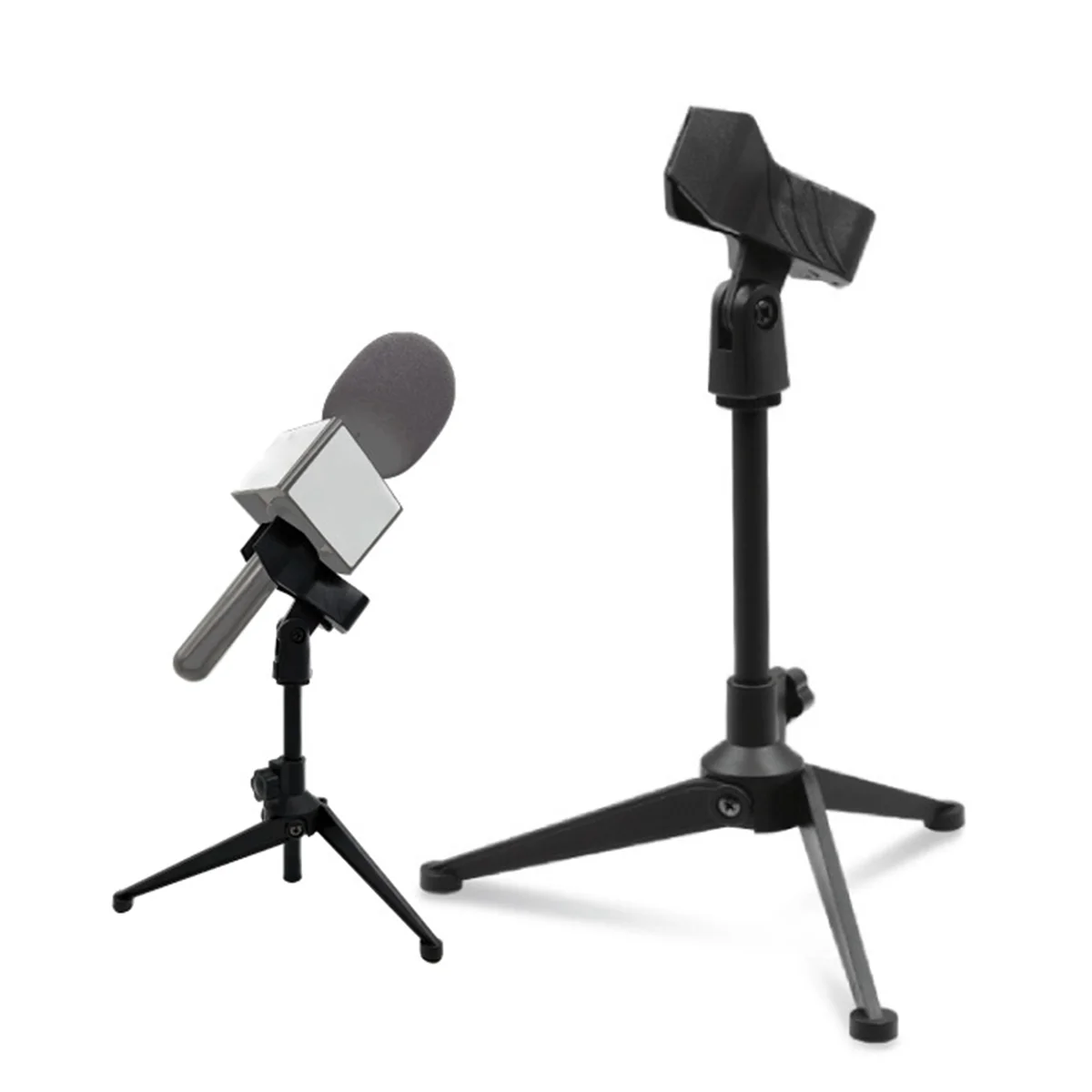 Microphone Stand Desk Tripod Microphone Tripod for DJI Mic/Moma/Rode Go/Relacart Wireless Microphone