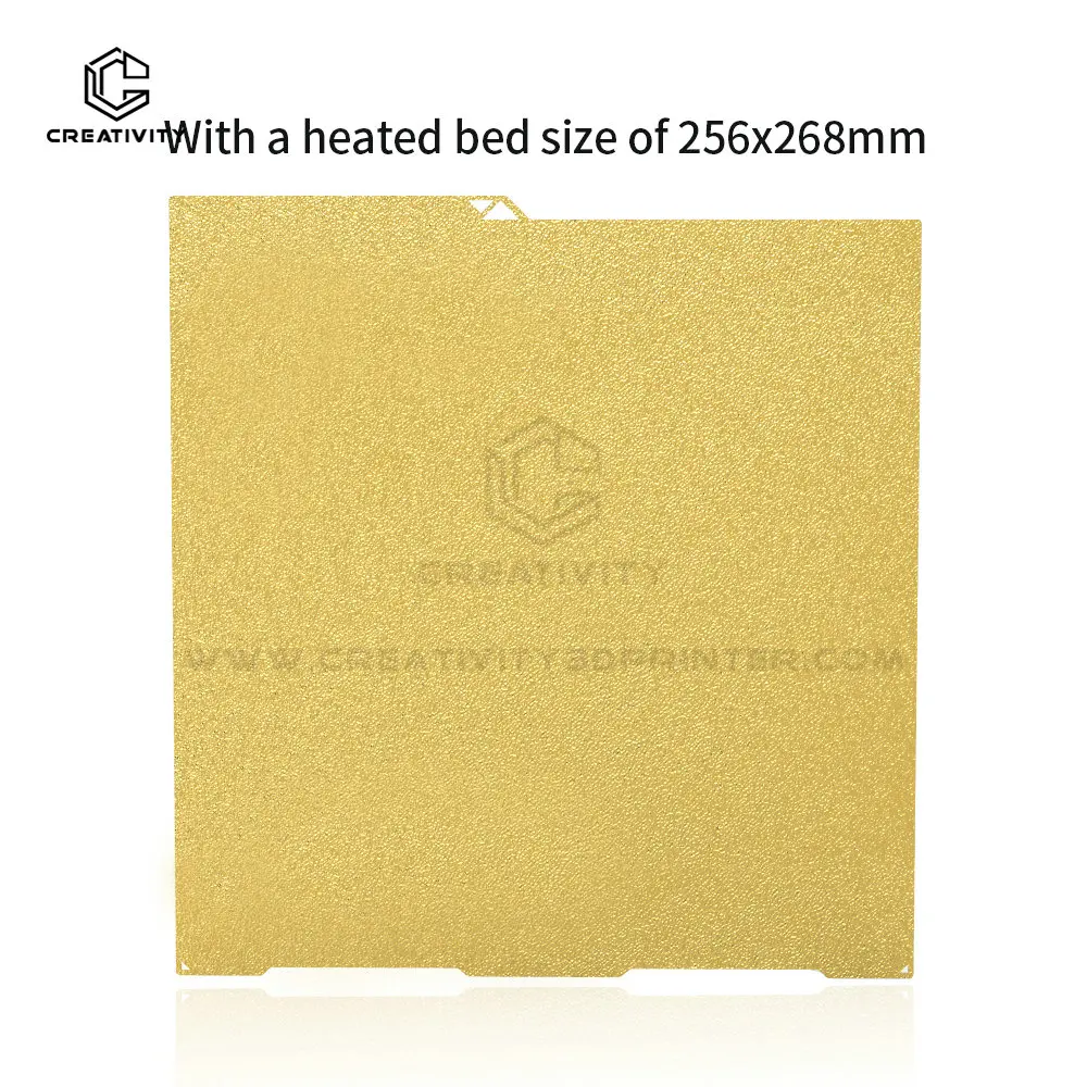 For Kobra 3 Spring Steel Sheet 256x268mm PEI Double Sided PEI Build Plate 3d printer parts