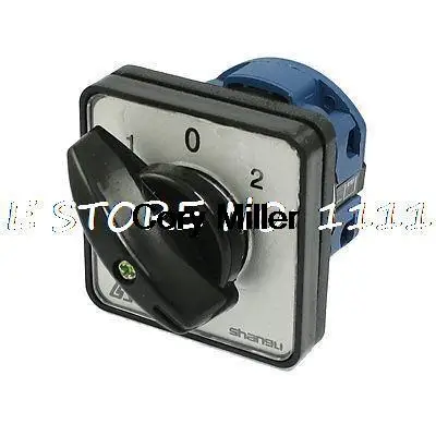 AC 440V 240V on/off/on 3 Positions Maintained Rotary Combination Switch