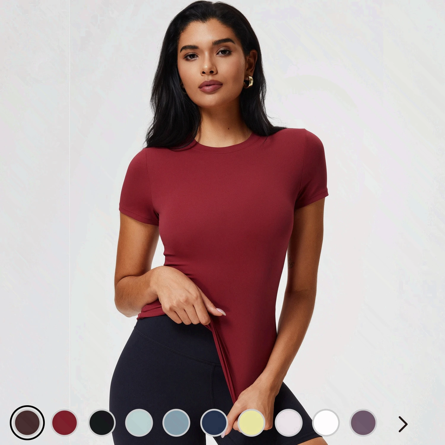 

Spring Women's Fitted Tank Top Slim Fit Sports Activewear Breathable Quick-Dry Yoga Top