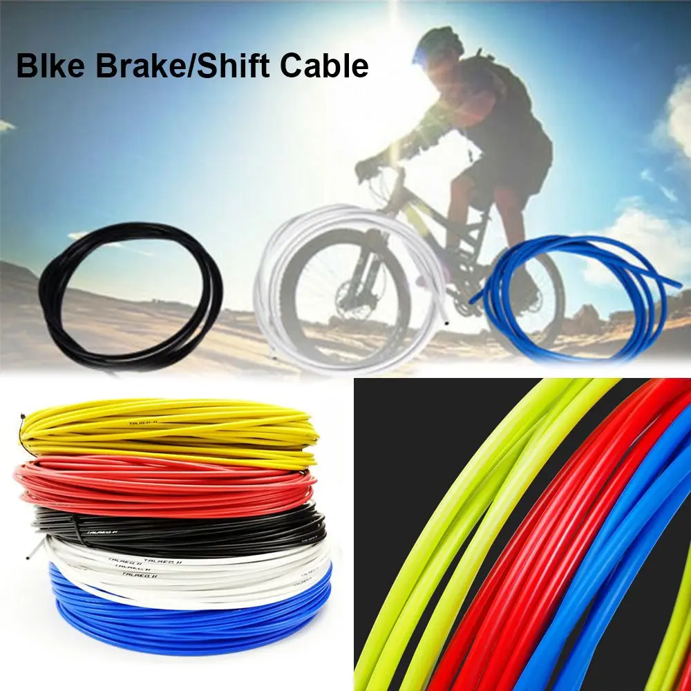 1/2/3 Meters 4mm/5mm Line Pipe MTB Road Derailleur Cable Bike Shifters Bicycle Brake Cables Shift Cable Wire