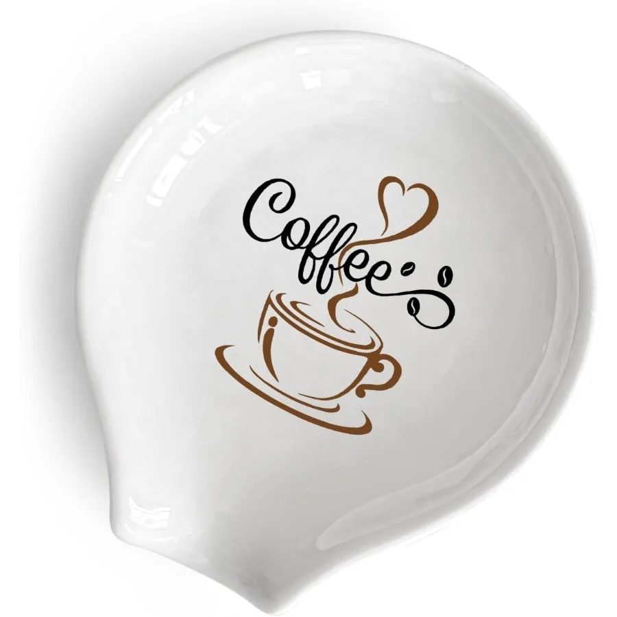 

Fy Coffee Spoon Rest Spoon Rest for Stove Top Farmhouse Home Coffee Spoon Rest Coffee Bar Decor Kitchen Accessories Gts for Cof