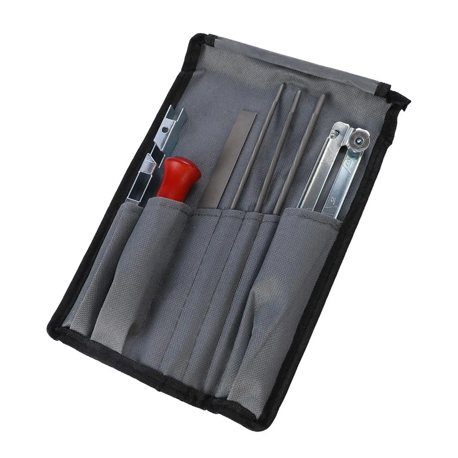 Oil Saw Sharpeners File Set Tool with Handle and Mill File for Versatile Woodworking Needs