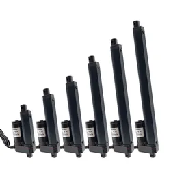 12V 24V Linear Actuator 200mm 250mm 300mm Stroke Linear Drive Electric Motor Linear Motor Controller 100/200/300/500/700/2000N