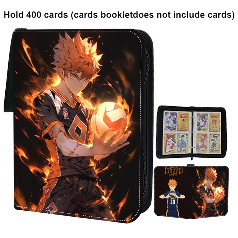 400/900 PCS Anime Haikyuu!!!Tobio Kageyama Album na karty Mapa List Folder Segregator Notatnik Kolekcja gier Prezenty Zabawki