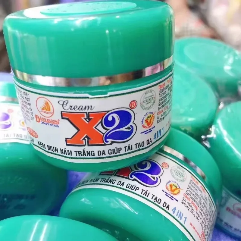 Pro 10g 4 In 1 Kem X2 Ngua Mun-Nam-Trang Da-Giup Tai Tao Da Face Cream
