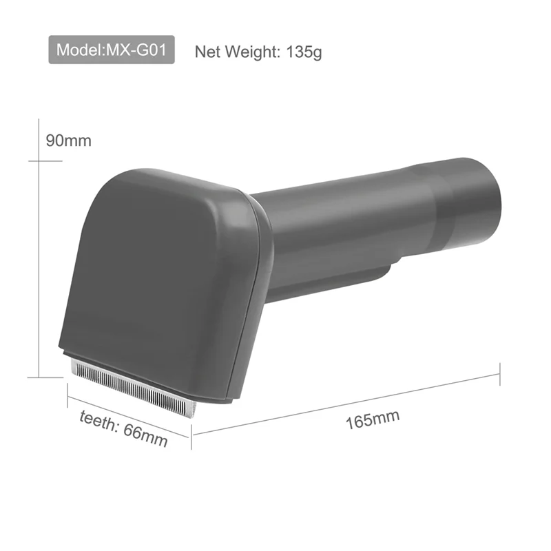 BISM1 cepillo de pelo para perros y mascotas, herramienta para novio Dyson V11 V10 V8 V7 DC30 DC33 DC40 y Shark Miele Philips, piezas de aspiradora B