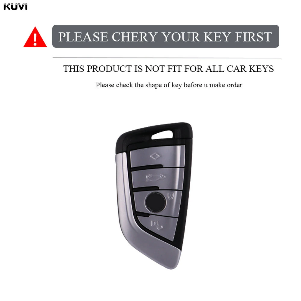 Fashion Soft TPU Car Remote Key Case Cover Holder Shell Fob For BMW X1 X3 X4 X5 X6 F15 F16 G30 3 5 7 Series G11 F48 Accessories