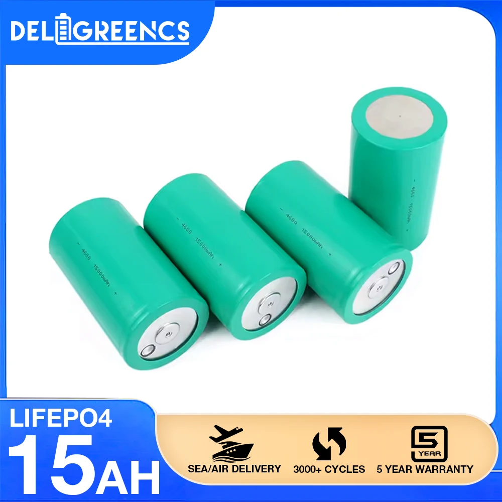 

New Original BYD Cylinder 4680 Iron Phosphate Lithium Battery Cell 15AH Suitable for Energy Storage Electric Vehicle 15000mah