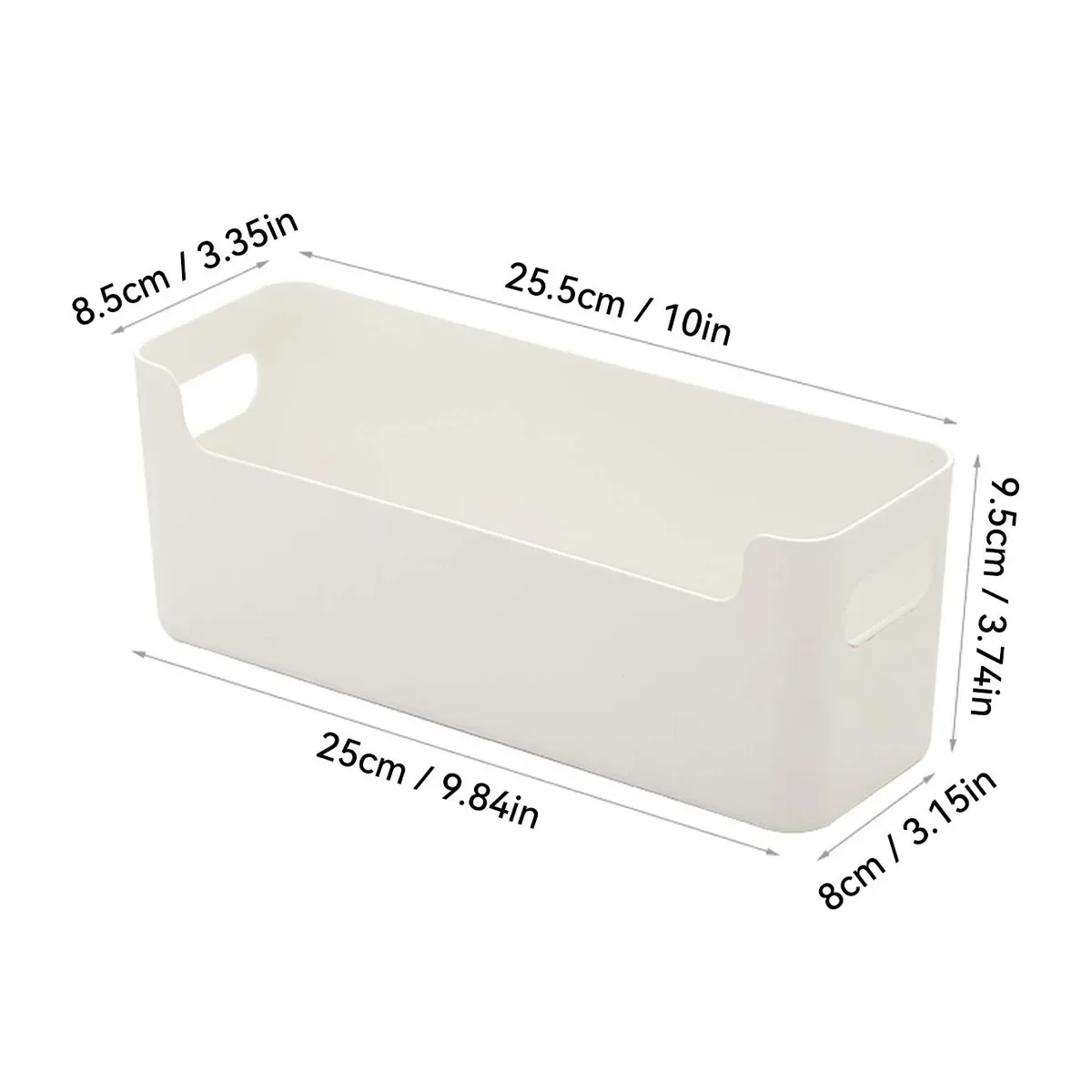 Opbergdoos voor ondergoed, bh's en sokken, plastic kledingorganizer, wandmontage, zonder gaten, voor slaapkamerkast, lades, opbergorganizer