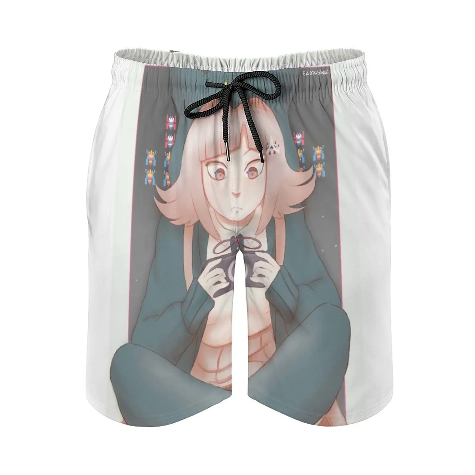 

Chiaki Nanami Print Swim Beach Board Shorts Swimsuit Loose Men'S Trunks Breathable Chiaki Nanami Danganronpa Danganronpa 2 Sdr2