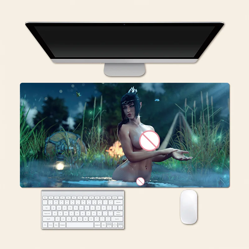

Sexy Shadowheart Anime Large Mouse Pad Office Mousepad Creative Game Desk Mat Gift
