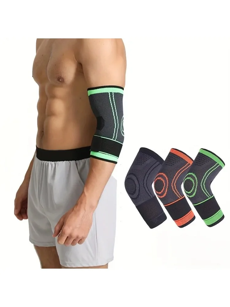 Protecteur de coude de sport pour hommes et femmes, gaine de bras de protection de manchon articulé, sangle de ceinture de coude de Tennis, enroulement pressurisé, 1 pièce