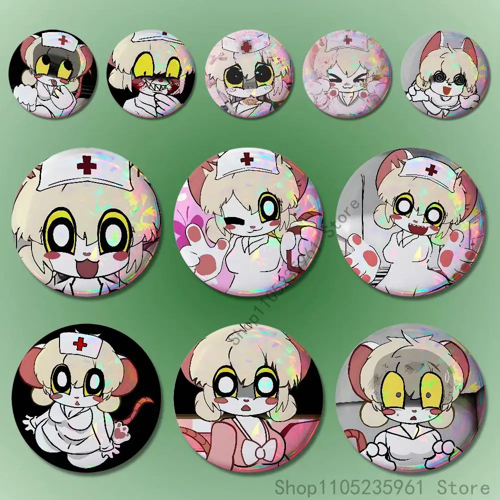 

T-Terrible M-Mouse Lorna 32mm 58mm 75mm 44mm 25mm Anime Badges Brooches DIY Pins Decorations Birthday Valentine Gifts