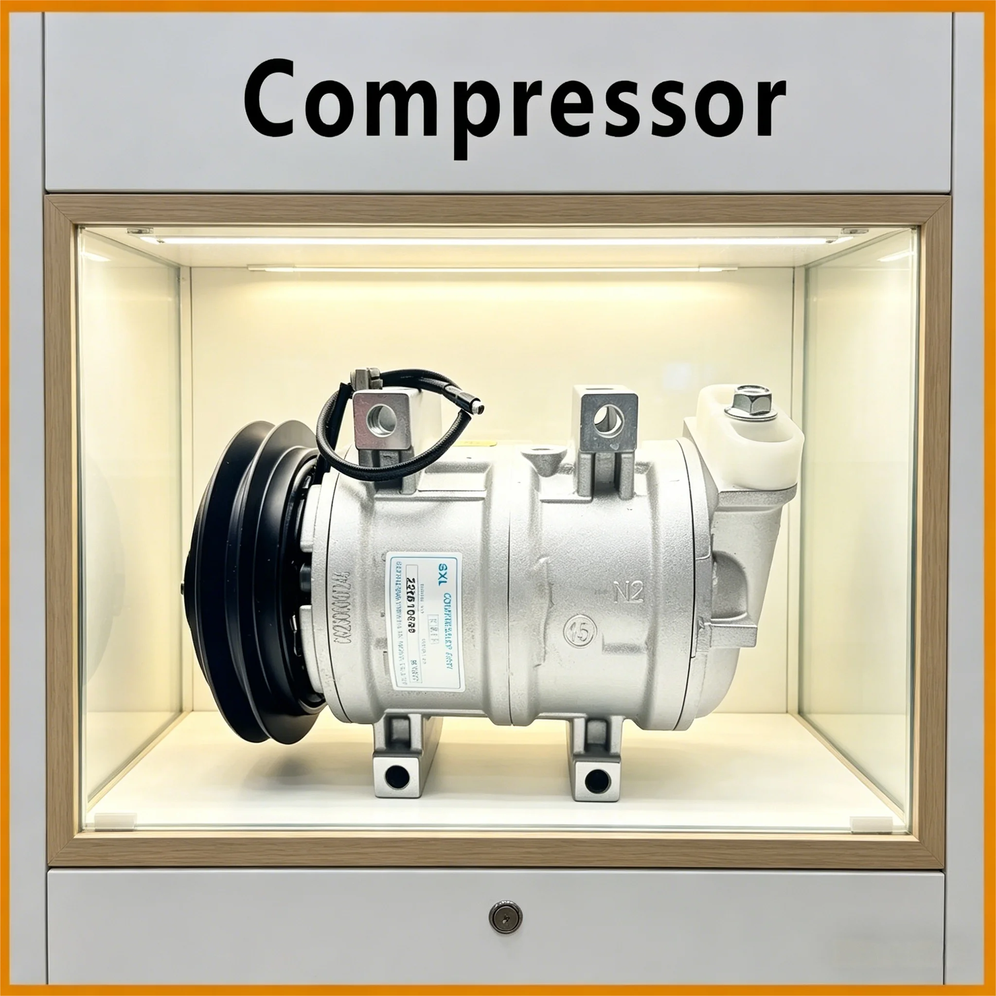High Efficiency AC Compressor for Hitachi Excavator 60-240-3/5/6, Direct Replacement Cooling Part