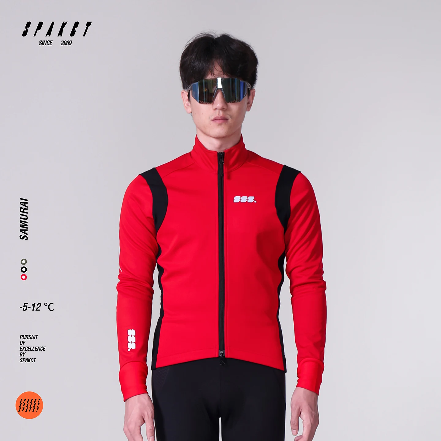

SPACKT-Ветрозащитная мужская велосипедная куртка, теплый трикотаж для шоссейного велосипеда, зимняя куртка для езды на велосипеде и теплой воды 2025 SAMURAI