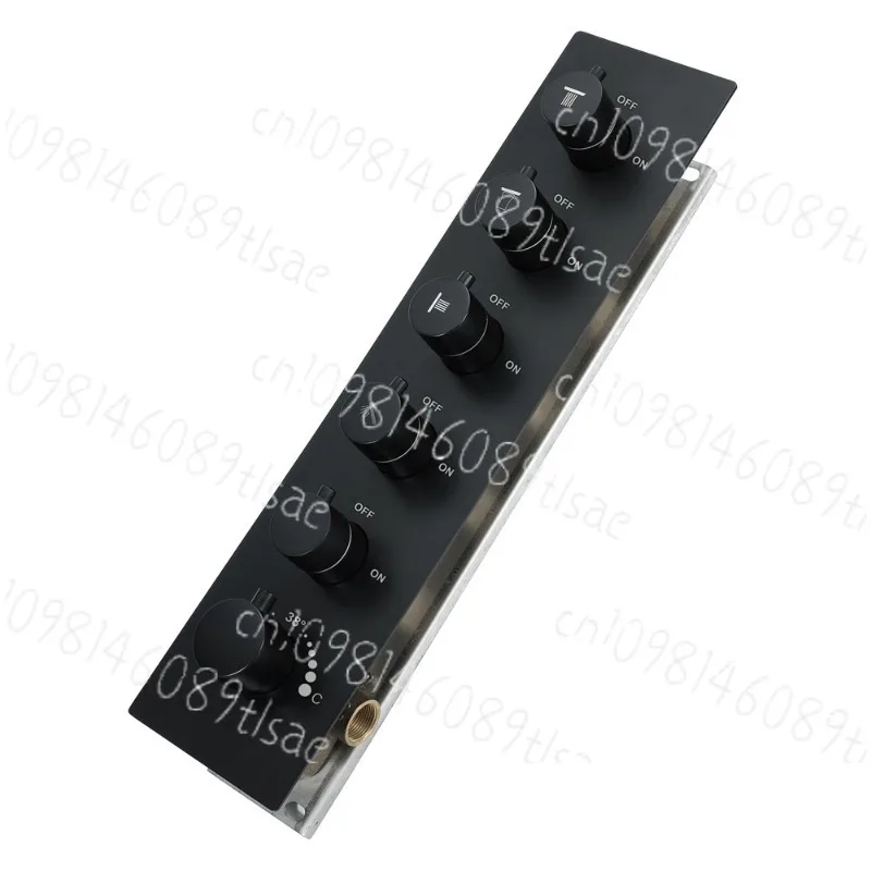 

Recessed 5-Function Thermostatic Shower Valve, Brass Mixer for Bathroom