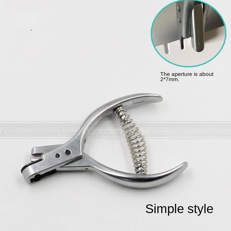 Sampling Pliers Replaceable Blade Knife-Mouth Pliers Plate-Making Multifunctional Pattern Tissue Notch Forceps sewing