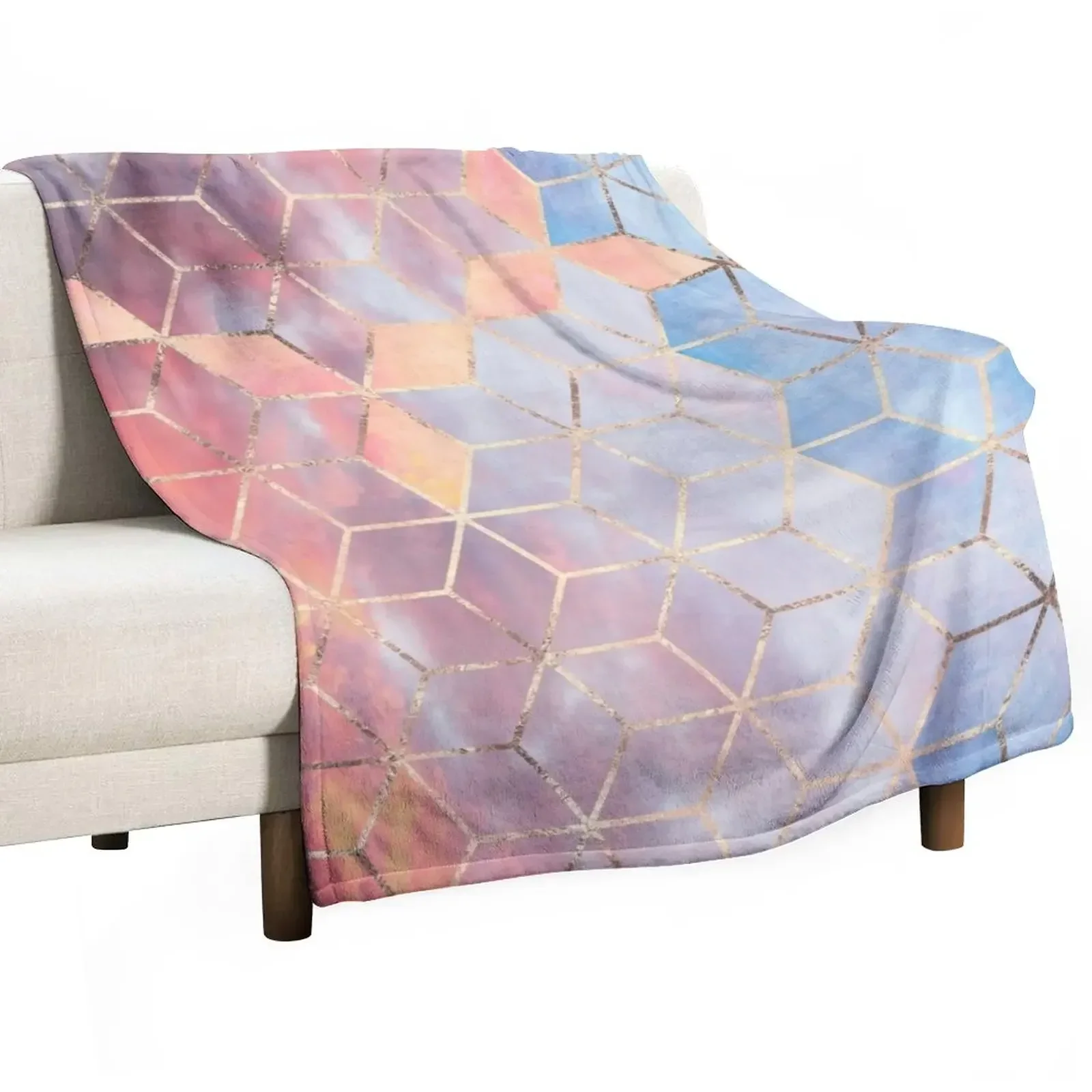 

Magic Sky Cubes Throw Blanket Blankets For Bed Luxury St Blankets