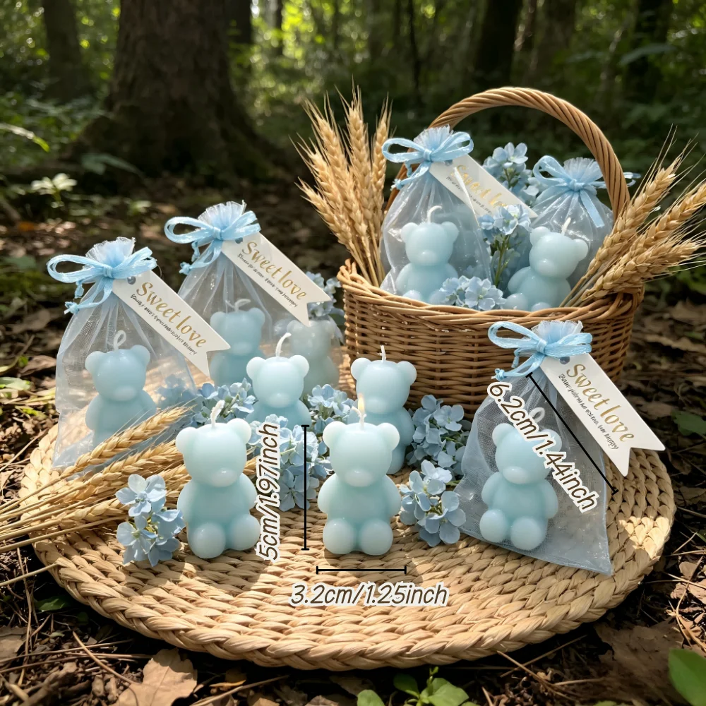 10 Sets Niedliche Blaue Bären- – Scented Candle Set Bewertung und Preis