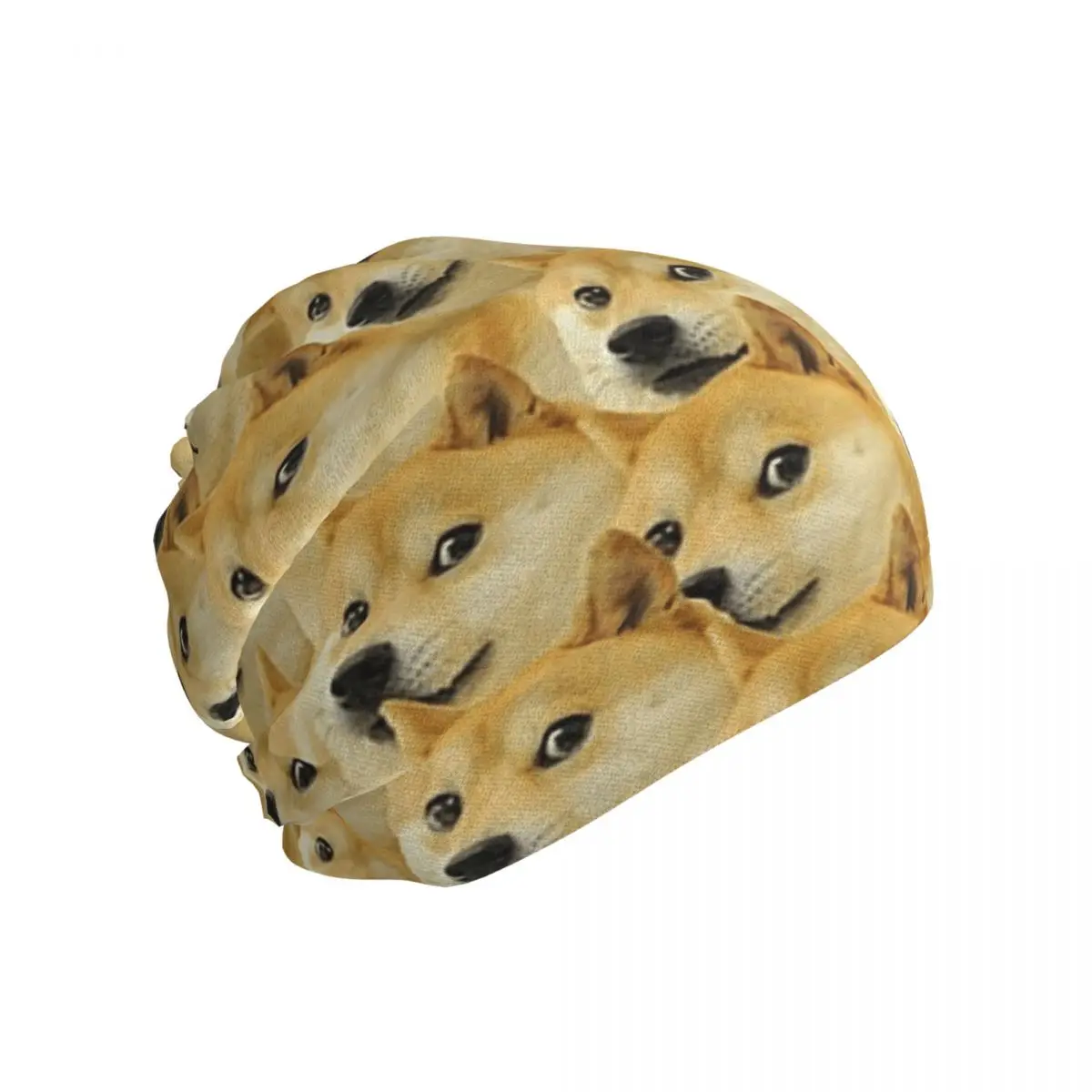 Doge Wow Pattern Shiba Inu Doggo Dog Meme Montage Bandana Neck Gaiter Printed Mask Scarf Riding Headwear Unisex Adult Breathable - view 2