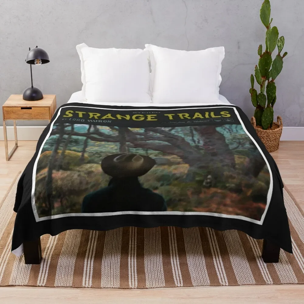 Strange Trails by Lord Huron Throw Blanket Decorative Sofas Kid'S decorative Personalized Gift Blankets