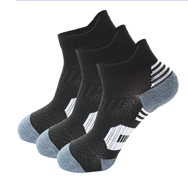 3 Paar Professionele Fitness Sportsokken Handdoek Bodem Antislip Hardloopsokken Mannen Vrouwen Korte Sneldrogende Basketbal Training sox