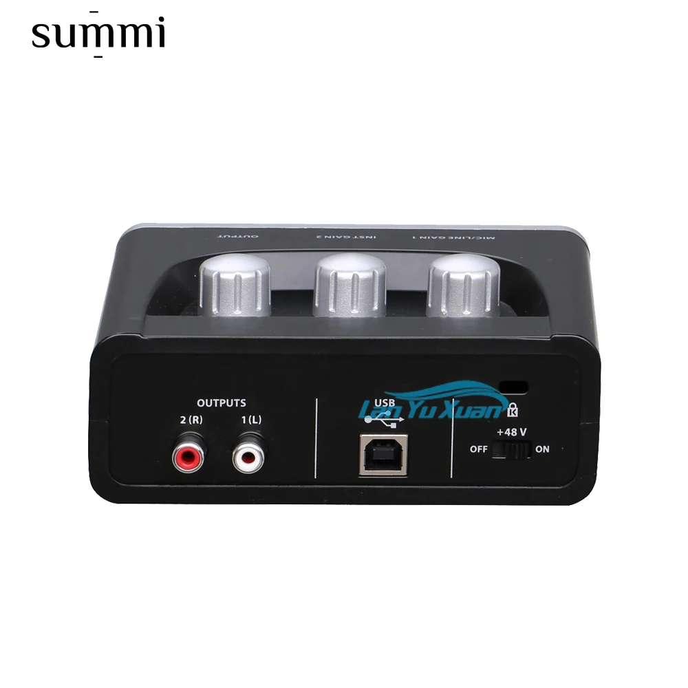 ODM Professional Multi-function Audio Interface USB External  Recording And Live Broadcast Sound Card