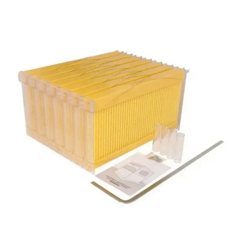 Optional Autoclave Honey Beehive 7 Spleen 4 Spleen Bee Hive Frames Set Apiculture