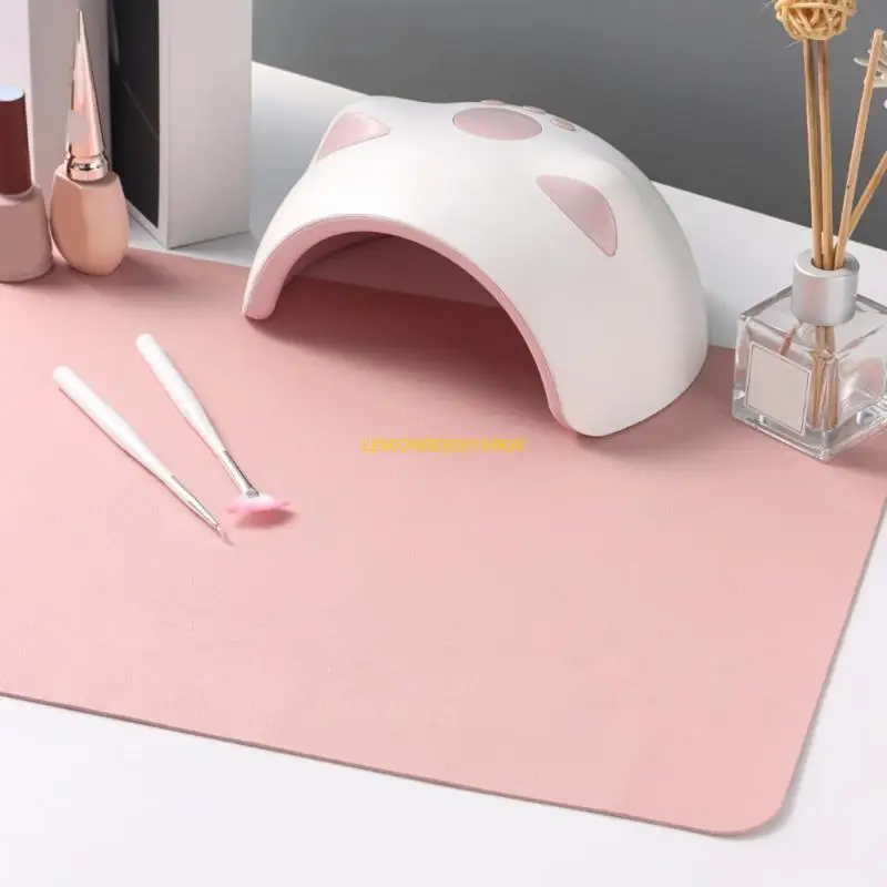 M4ya เล็บผ้าปูโต๊ะแผ่นรองแขนเล็บสำหรับเล็บอะคริลิค, แผ่นตะปูสำหรับโต๊ะ, เล็บมือที่วางไว้