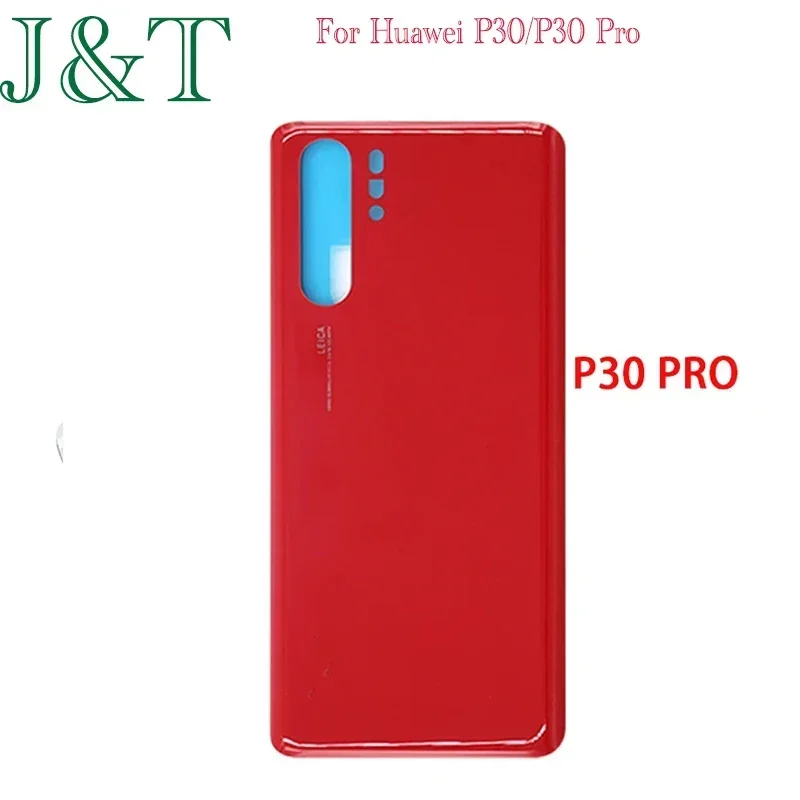 New P30 Rear Housing Case For Huawei P30 Battery Back Cover Rear Door P30 Pro Glass Panel Adhesive Sticker Replace