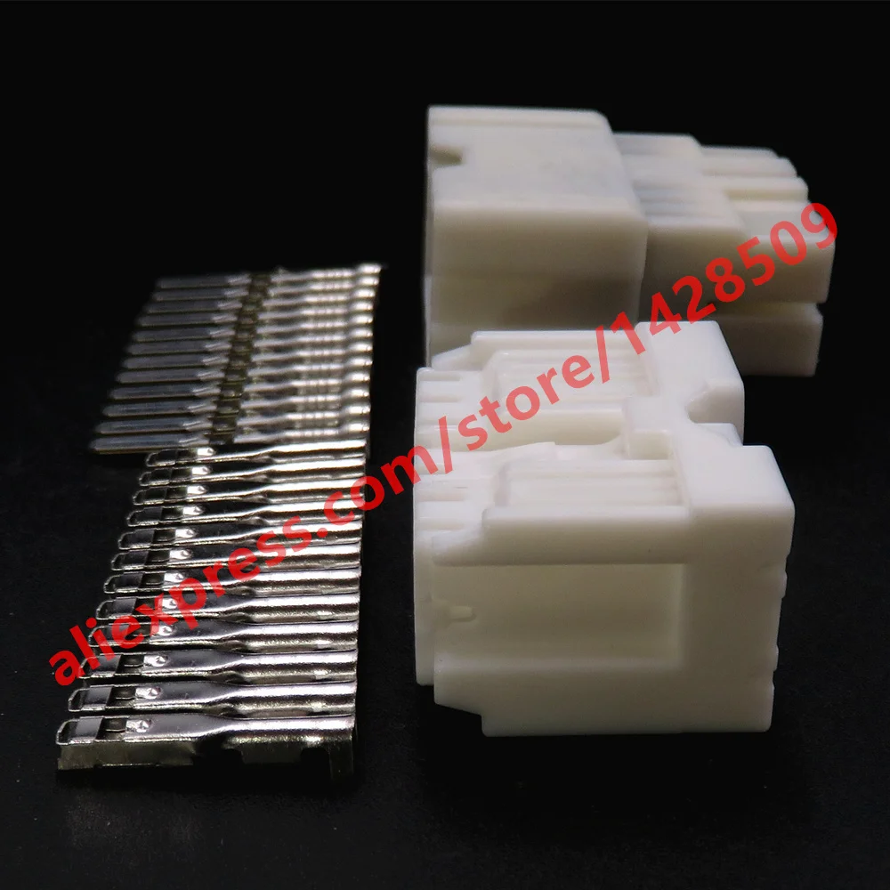 5 Sets 12 Pin 2.2 Series Car Cable Unsealed Socket 1674122-1 6098-6980 Auto Window Lifting Wire Connector 1674119-1 6098-6954