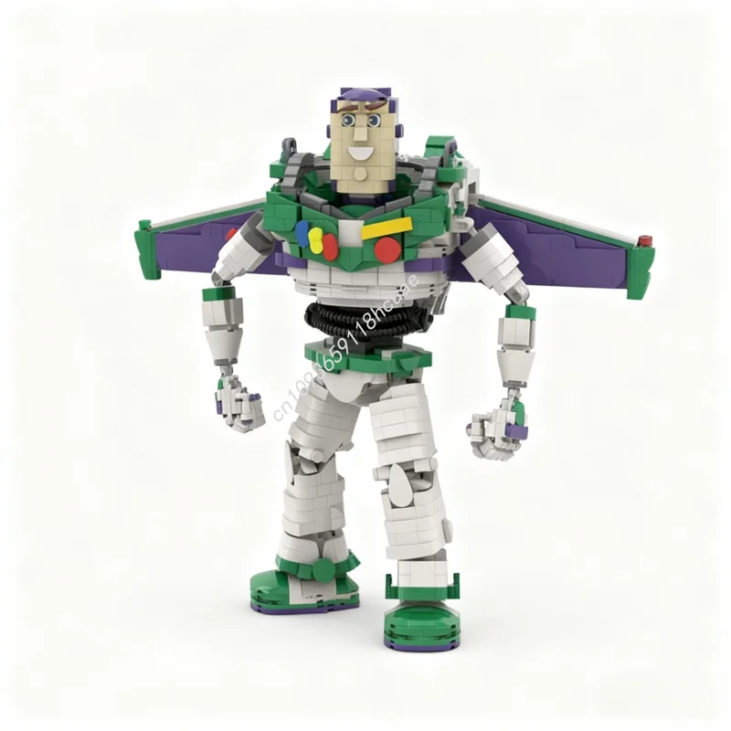2189 elementów MOC SPACE RANGER Model Bohatera z Klocków Konstrukcyjnych Urodzinowe Zabawki Kreatywne Edukacyjne Pomysły na Prezenty dla Dzieci na Boże Narodzenie