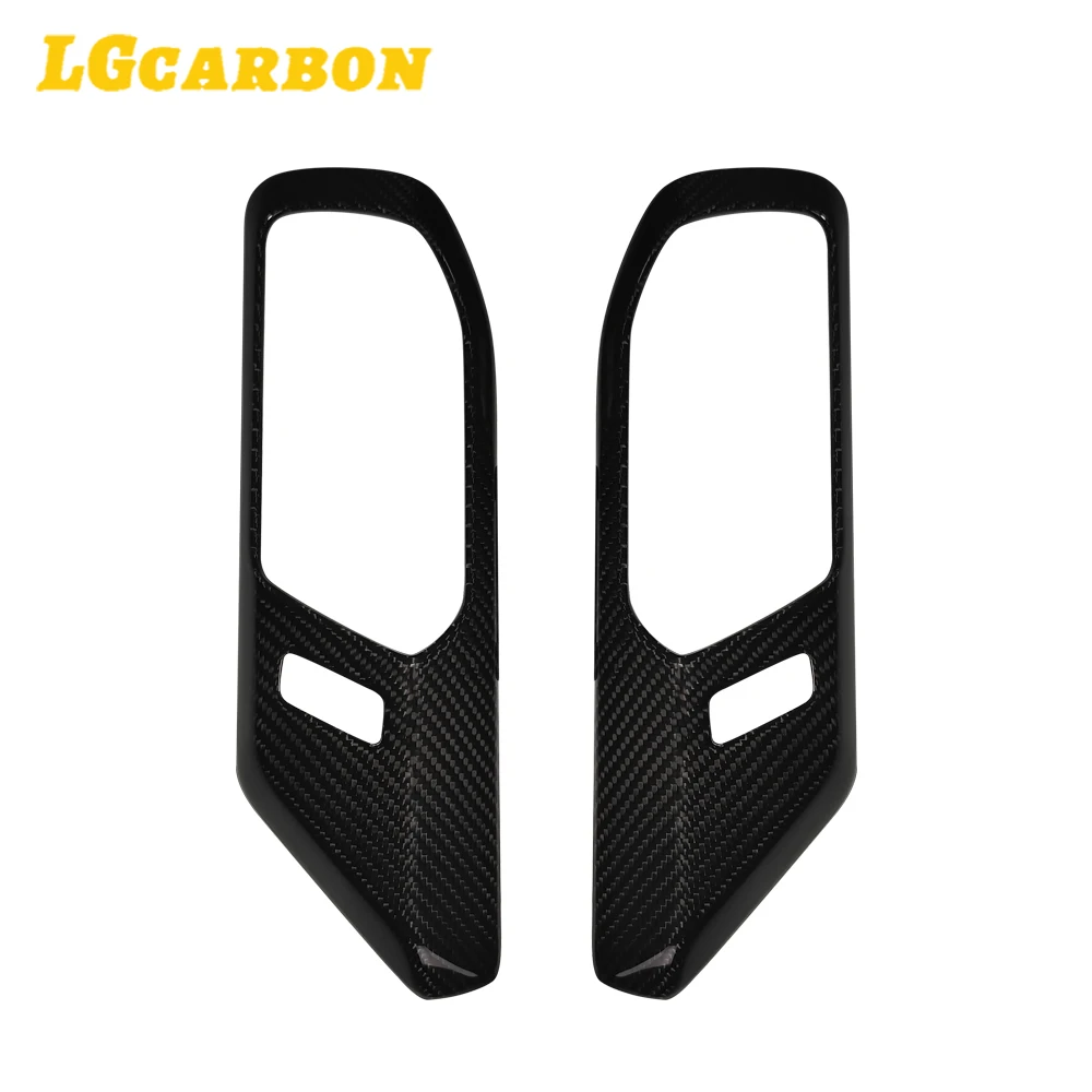 LGcarbon Real Carbon Fiber Car Accessories Front Door Panel Cover Trim For Ford Bronco 2021up