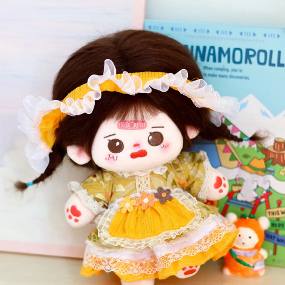 Aksesoris mainan 20cm pakaian boneka katun rok anak perempuan Multi warna gaun boneka Lolita gaun putri lucu