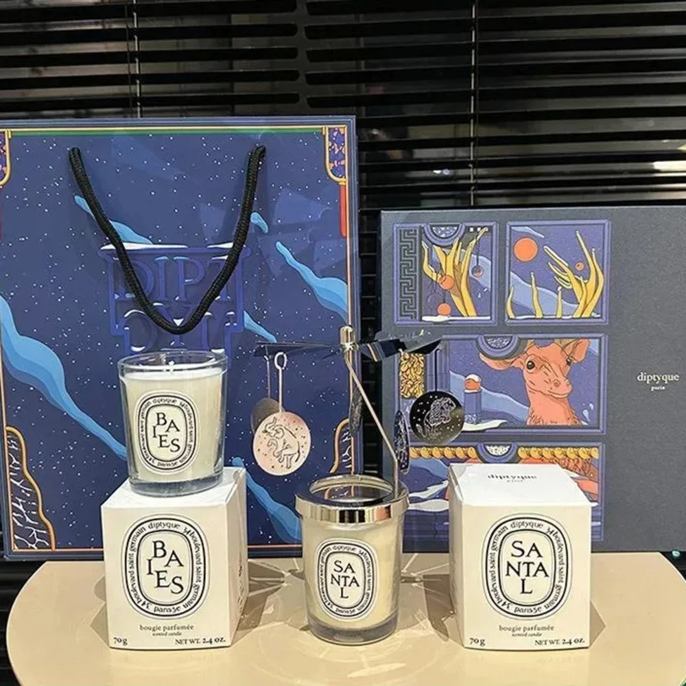 Diptyques Aromatherapy 2024 New Light Luxury High End Niche Candle Set Room Decoration  Romantic Expensive Unique Gift Set