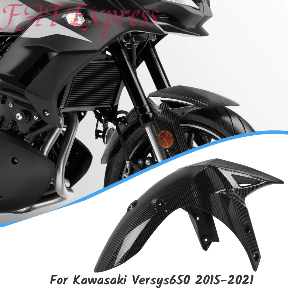 

Motorcycle Front Wheel Fender Splash Guard Cover For Kawasaki Versys650 Versys 650 2015-2021 2018 2019 2018 2017 2016 Mudguard