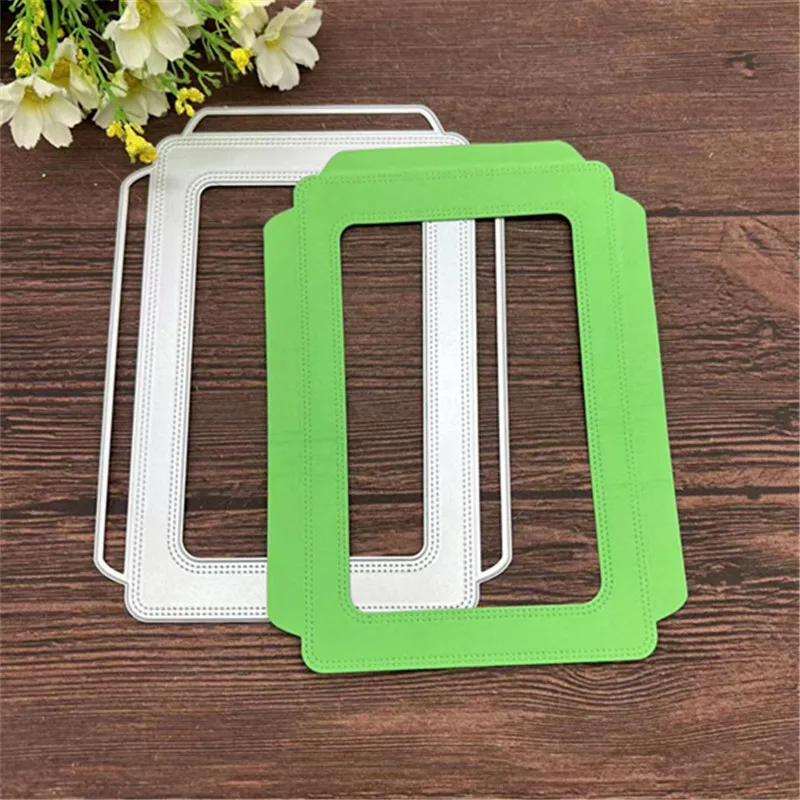 Photo frame background Metal Cutting Dies Stencils For DIY Scrapbooking Decorative Embossing Handcraft Template