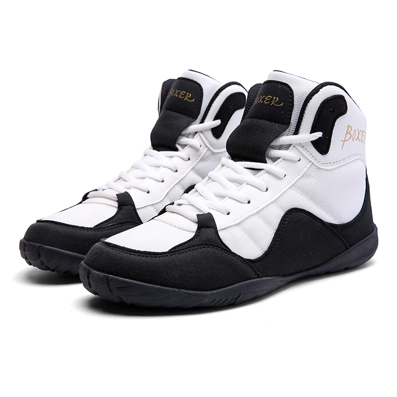 

Best Selling Wrestling Sneakers for Man Rubber Sole Gym Training Shoes Mens Hard-Wearing Boxing Sport Sneaker Men