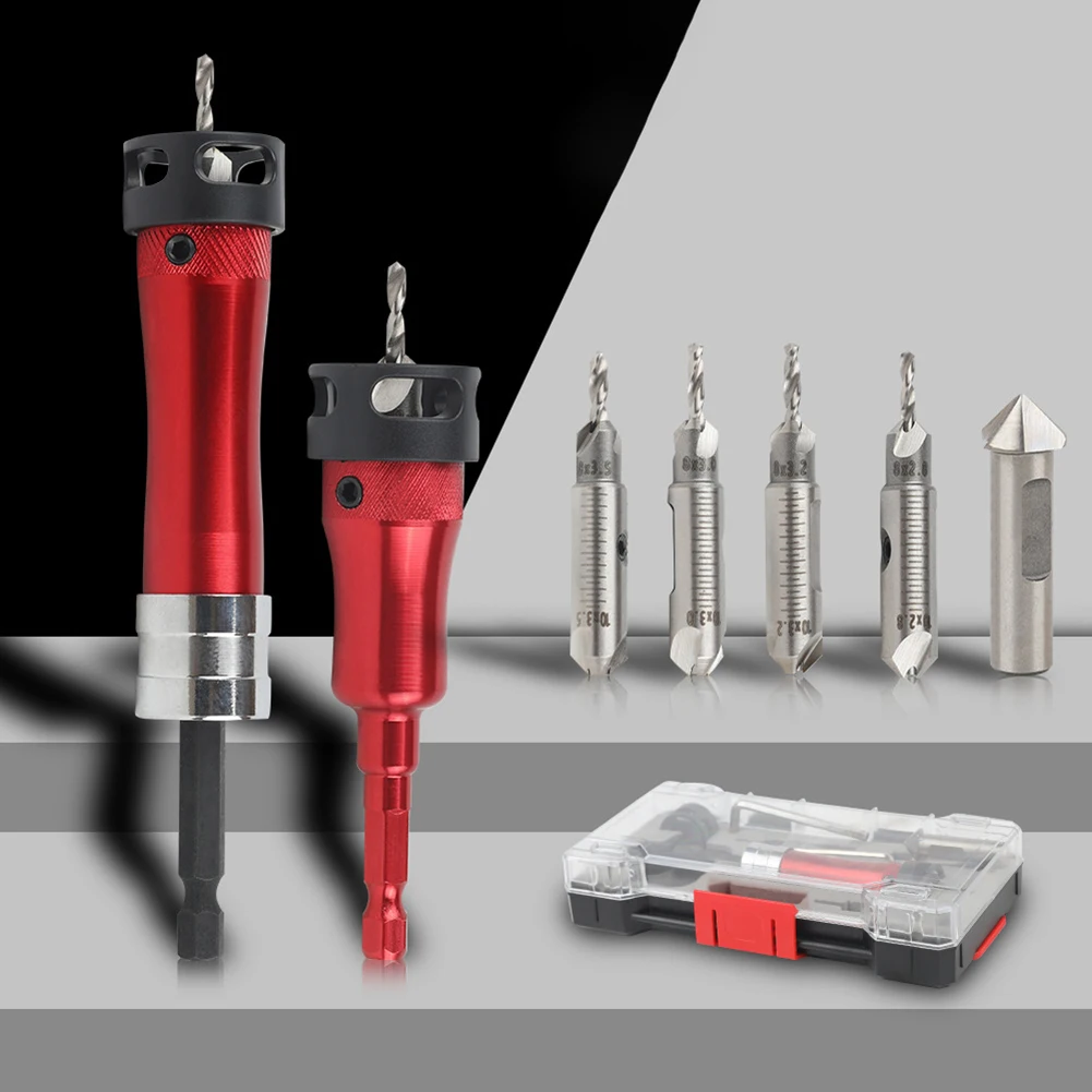 

Сверло с зенковкой, конические биты, двунаправленное, двойное направление, быстроразъемное, для сверления фанеры по дереву, ДВП, ДСП