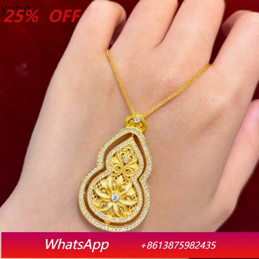 CX new double-sided rotating point diamond lotus Fulu large gourd Fulu chain set