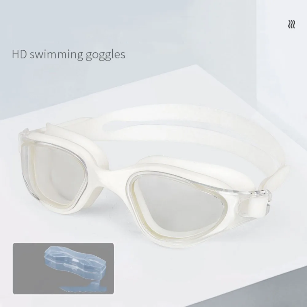 PC Anti-fog Diving Goggles Anti-fog Anti-UV Swimming Goggles Adjustable HD UV Protection Swim Eyewear Underwater Activity