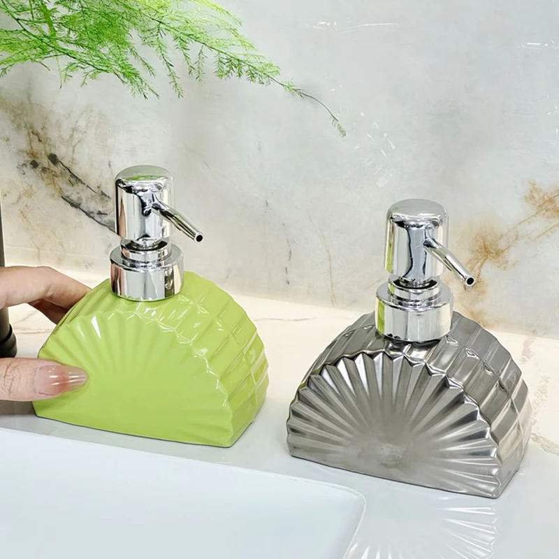 

200 мл креативный вентилятор, керамическая бутылка для лосьона, домашний отель, гель для душа, шампунь, средство для снятия макияжа, бутылка для хранения, аксессуары для ванной комнаты, подарки