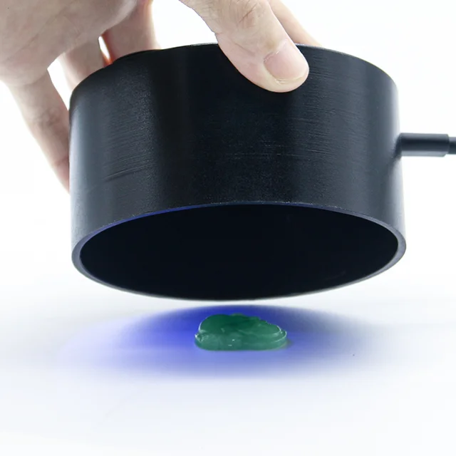 

Gem and Jewelry Portable Tester Larger Viewer 365nm UV Light Lamp Testers & Measurements with Dark Field 0.3KG
