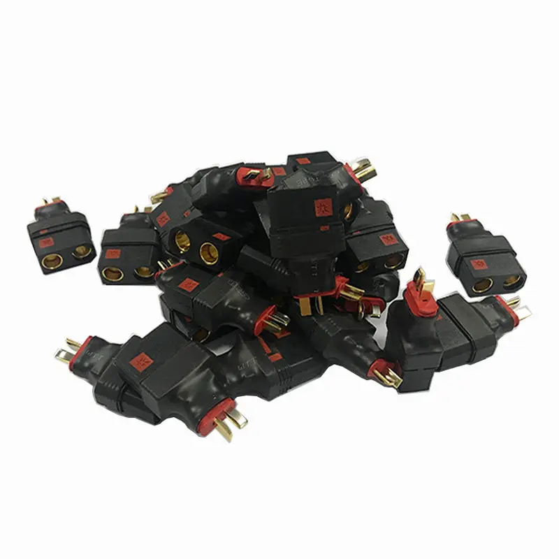 Model Aircraft Lithium Battery Adapter: AM1015E/T Plug to QS8 Plug Spark-Proof Adapter for Drones